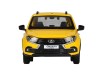 Машина "АВТОПАНОРАМА" Яндекс.Такси LADA GRANTA CROSS, желтый, 1/24, в/к 24,5*12,5*10,5 см