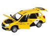 Машина "АВТОПАНОРАМА" Яндекс.Такси LADA GRANTA CROSS, желтый, 1/24, в/к 24,5*12,5*10,5 см