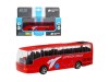 Автобус "Автопанорама", красный, 1/90, свет, звук, инерция, в/к 22*13,5*5,8 см
