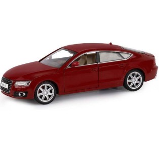 Машина "АВТОПАНОРАМА" Audi A7, красный, 1/24, свет, звук, в/к 24,5*12,5*10,5 см