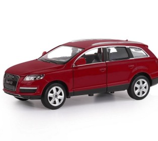 Машина "АВТОПАНОРАМА" Audi Q7, бордовый, 1/24, в/к 24,5*12,5*10,5 см