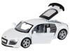 Машина "АВТОПАНОРАМА" Audi R8 GT, белый, 1/32, свет, звук, инерция, в/к 17,5*13,5*9 см