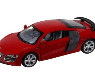 Машина "АВТОПАНОРАМА" Audi R8 GT, красный, 1/32, свет, звук, инерция, в/к 17,5*13,5*9 см