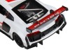 Машина "АВТОПАНОРАМА" AUDI R8, белый перламутр, 1/32, свет, звук, инерция, в/к 17,5*13,5*9 см