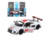 Машина "АВТОПАНОРАМА" AUDI R8, белый перламутр, 1/32, свет, звук, инерция, в/к 17,5*13,5*9 см