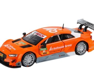 Машина "АВТОПАНОРАМА" Audi RS 5 DTM,оранжевый, 1/32, свет, звук, инерция, в/к 17,5*13,5*9 см