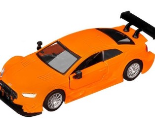 Машина "АВТОПАНОРАМА" Audi RS 5 DTM, оранжевый, 1/43, инерция, в/к 17,5*12,5*6,5 см