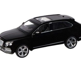 Машина "АВТОПАНОРАМА" Bentley Bentayga, черный, 1/34, свет, звук, инерция, в/к 17,5*13,5*9 см