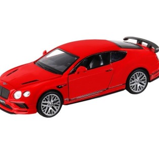 Машина "АВТОПАНОРАМА" Bentley Continental GT Supersports, красный, 1/32, в/к 17,5*12,5*6,5 см