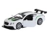Машина "АВТОПАНОРАМА" Bentley Continental GT3, белый, 1/43, инерция, в/к 17,5*12,5*6,5 см