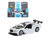 Машина "АВТОПАНОРАМА" Bentley Continental GT3, белый, 1/43, инерция, в/к 17,5*12,5*6,5 см