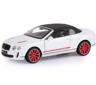Машина "АВТОПАНОРАМА" Bentley Continental Supersports ISR, белый, 1/24, в/к 24,5*12,5*10,5 см