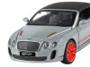 Машина "АВТОПАНОРАМА" Bentley Continental Supersports ISR, серебряный, 1/32, в/к 17,5*13,5*9 см