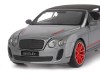 Машина "АВТОПАНОРАМА" Bentley Continental Supersports ISR, серый мет, 1/24, в/к 24,5*12,5*10,5 см