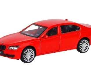 Машина "АВТОПАНОРАМА" BMW 760 LI, красный, 1/46, инерция, в/к 17,5*12,5*6,5 см