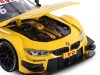 Машина "АВТОПАНОРАМА" BMW M4, желтый, 1/24, свет, звук, в/к 24,5*12,5*10,5 см