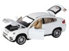Машина "АВТОПАНОРАМА" BMW X6, белый, 1/32 , свет, звук, инерция, в/к 17,5*13,5*9 см