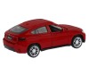 Машина "АВТОПАНОРАМА" BMW X6, красный, 1/43, инерция, в/к 17,5*12,5*6,5 см