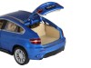 Машина "АВТОПАНОРАМА" BMW X6, синий, 1/32, свет, звук, инерция, в/к 17,5*13,5*9 см