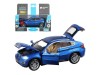 Машина "АВТОПАНОРАМА" BMW X6, синий, 1/32, свет, звук, инерция, в/к 17,5*13,5*9 см