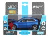Машина "АВТОПАНОРАМА" BMW X6, синий, 1/32, свет, звук, инерция, в/к 17,5*13,5*9 см