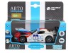 Машина "АВТОПАНОРАМА" BMW Z4 GT3, белый, 1/32, свет, звук, инерция, в/к 17,5*13,5*9 см