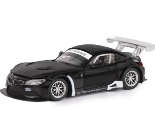 Машина "АВТОПАНОРАМА" BMW Z4 GT3, черный, 1/24, свет, звук, в/к 24,5*12,5*10,5 см