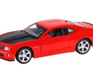 Машина "АВТОПАНОРАМА" Chevrolet Camaro SS, красный, 1/32, свет, звук, инерция, в/к 17,5*13,5*9 см