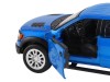 Машина "АВТОПАНОРАМА" Ford F-150 SVT Raptor, синий, 1/34, свет, звук, инерция, в/к 20*10*11 см