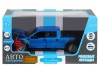 Машина "АВТОПАНОРАМА" Ford F-150 SVT Raptor, синий, 1/34, свет, звук, инерция, в/к 20*10*11 см