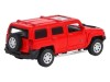 Машина "АВТОПАНОРАМА" Hummer H3, красный, 1/43, инерция, в/к 17,5*12,5*6,5 см