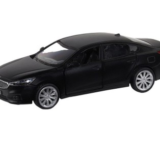 Машина "АВТОПАНОРАМА" KIA K7, черный, 1/41, инерция, в/к 17,5*12,5*6,5 см
