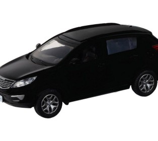 Машина "АВТОПАНОРАМА" KIA SPORTAGE R, черный, 1/39, инерция, в/к 17,5*12,5*6,5 см