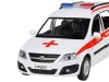 Машина "АВТОПАНОРАМА" LADA LARGUS "Скорая помощь", 1/24, свет, звук, инерция, в/к 24,5*12,5*10,5 см