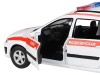 Машина "АВТОПАНОРАМА" LADA LARGUS "Скорая помощь", 1/24, свет, звук, инерция, в/к 24,5*12,5*10,5 см