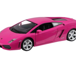 Машина "АВТОПАНОРАМА" Lamborghini Gallardo, розовый, 1/24, свет, звук, в/к 24,5*12,5*10,5 см