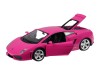 Машина "АВТОПАНОРАМА" Lamborghini Gallardo, розовый, 1/24, свет, звук, в/к 24,5*12,5*10,5 см