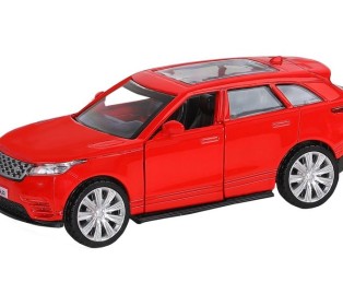 Машина "АВТОПАНОРАМА" Land Rover Range Rover Velar, красный, 1/42, инерция, в/к 17,5*12,5*6,5 см