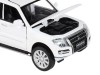 Машина "АВТОПАНОРАМА" Mitsubishi Pajero 4WD Tubro, белый, 1/33, свет, звук, в/к 17,5*13,5*9 см