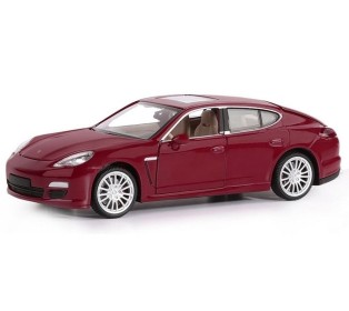 Машина "АВТОПАНОРАМА" Porsche Panamera S, красный, 1/24, в/к 24,5*12,5*10,5 см