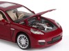 Машина "АВТОПАНОРАМА" Porsche Panamera S, красный, 1/24, в/к 24,5*12,5*10,5 см