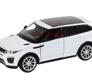 Машина "АВТОПАНОРАМА" Range Rover Evoque, белый, 1/32, свет, звук, инерция, в/к 17,5*13,5*9 см