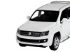 Машина "АВТОПАНОРАМА" Volkswagen Amarok, белый, 1/30, свет, звук, инерция, в/к 20*10*11 см
