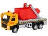 Машина "АВТОПАНОРАМА" VOLVO FM "Мусоровоз", желтый-красный, 1/72, инерция, в/к 17,5*13*6,5 см