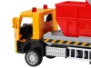 Машина "АВТОПАНОРАМА" VOLVO FM "Мусоровоз", желтый-красный, 1/72, инерция, в/к 17,5*13*6,5 см