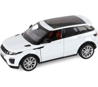 Машина "АВТОПАНОРАМА" Land Rover Range Rover Evoque HSE 2017, белый, 1/24, в/к 24,5*12,5*10,5 см