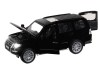 Машина "АВТОПАНОРАМА" Mitsubishi Pajero 4WD Tubro, черный, 1/33, свет, звук, в/к 17,5*13,5*9 см