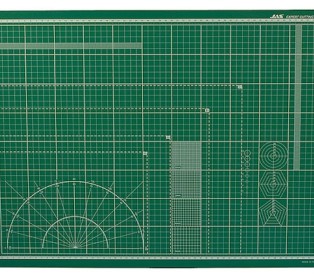 Коврик для резки, самовосстанавливающийся 3-х слойный, А2, 450 х 600