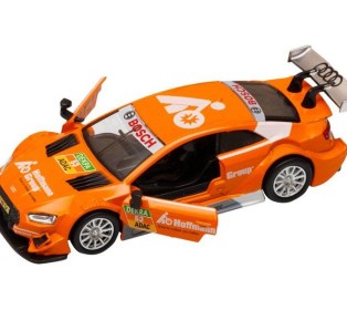Машина "АВТОПАНОРАМА" Audi RS 5 DTM, оранжевый, 1/43, откр. двери, в/к 17,5*12,5*6,5 см