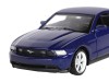 Машина "АВТОПАНОРАМА" Ford Mustang GT, синий, 1/43, инерция, откр. двери, в/к 17,5*12,5*6,5 см